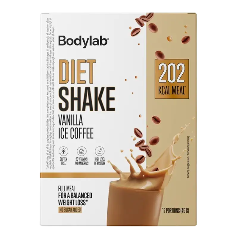 Bodylab Diet Shake Box Vanilla Ice Coffee (12x45 g)