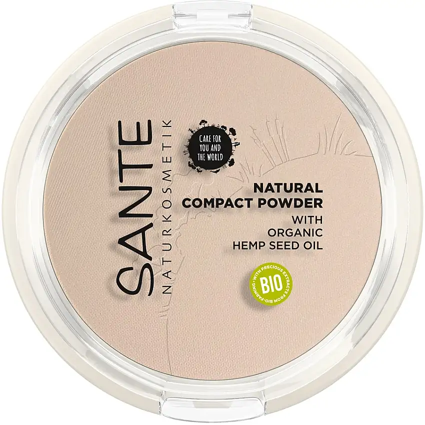 Sante Naturkosmetik Foundation & Powder Natural Compact Powder No. 01 Cool Ivory / 9 g