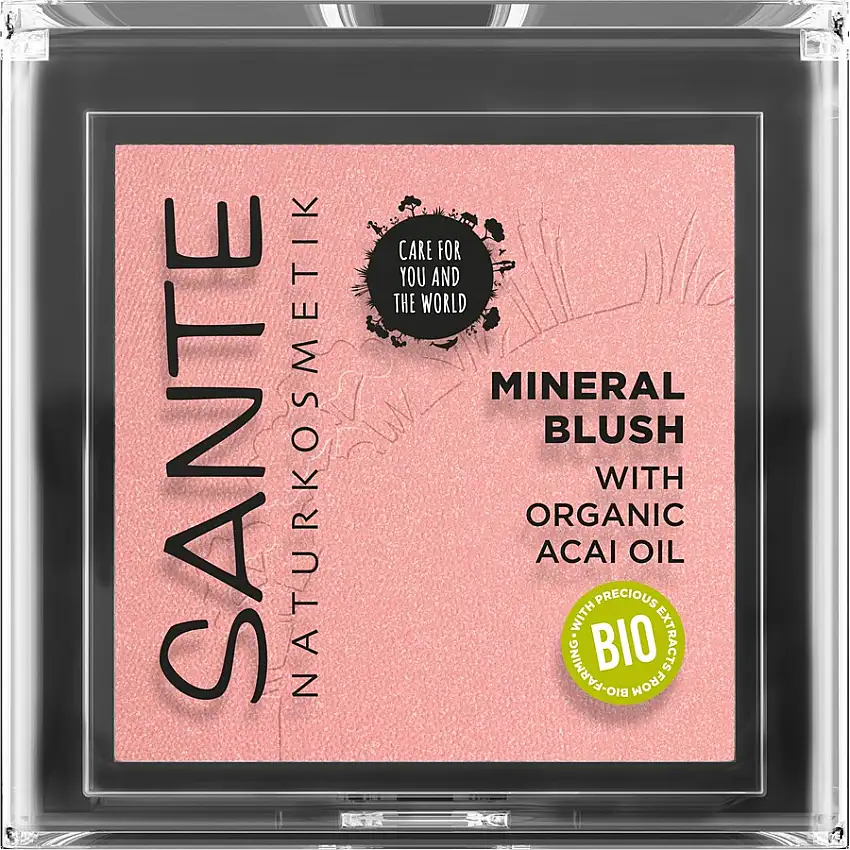 Sante Naturkosmetik Rouge & Bronzer Mineral Blush No. 01 Mellow Peach / 5 g