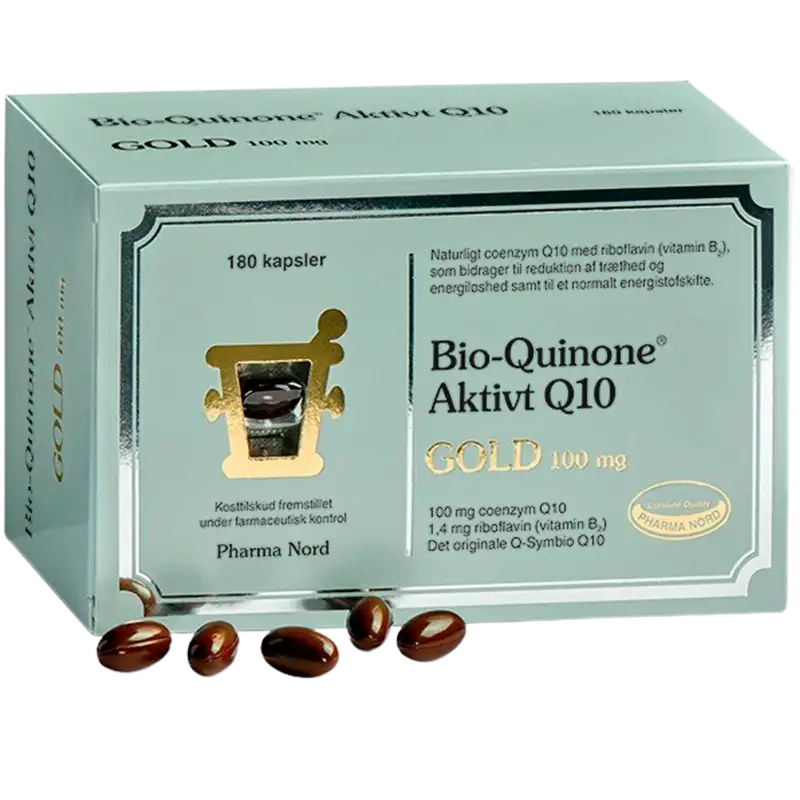 Pharma Nord Bio-Quinone Aktivt Q10 Gold (180 kap)