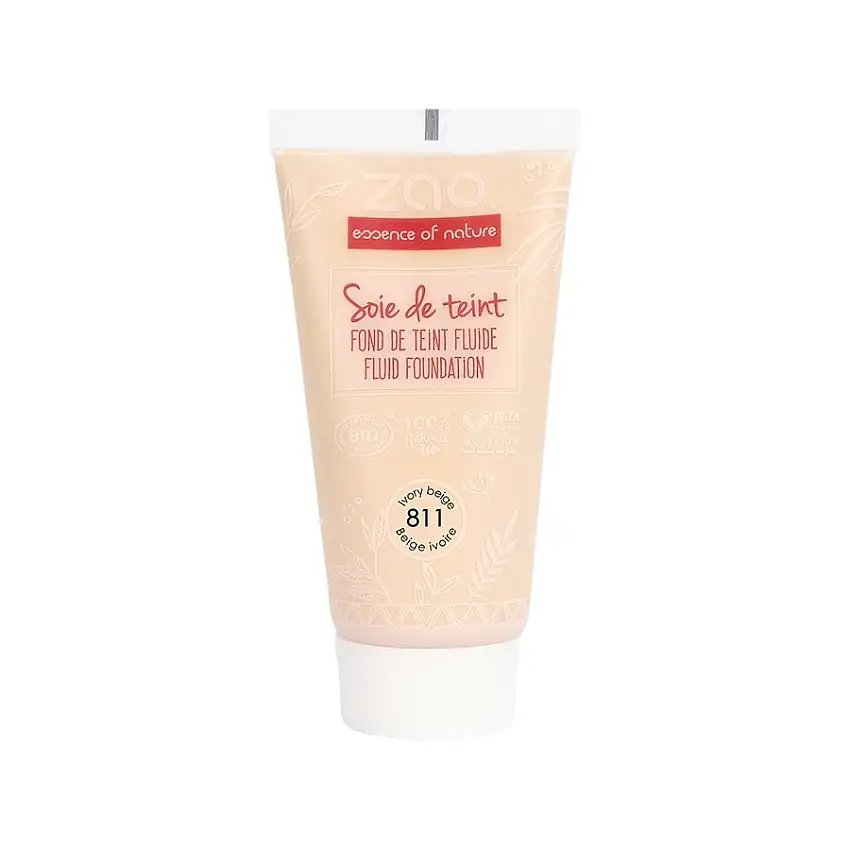 Zao Foundation Refill Silk Foundation 811 Ivory Beige / 30 ml