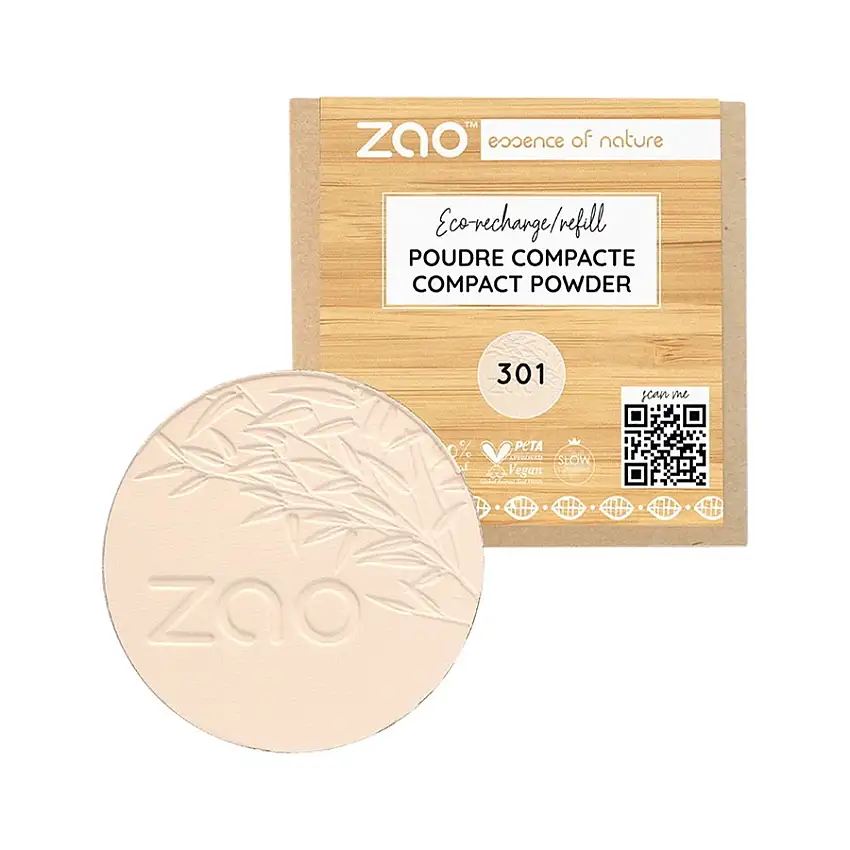 Zao Mineral powder Refill Compact Powder 301 Ivory / 9 g