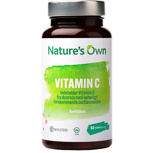 Natures Own Vitamin C fra Acerola (60 kaps)