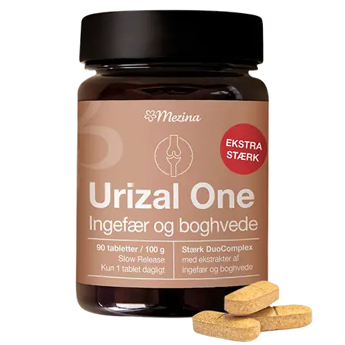 Mezina Urizal Ingefær One (90 tabletter)