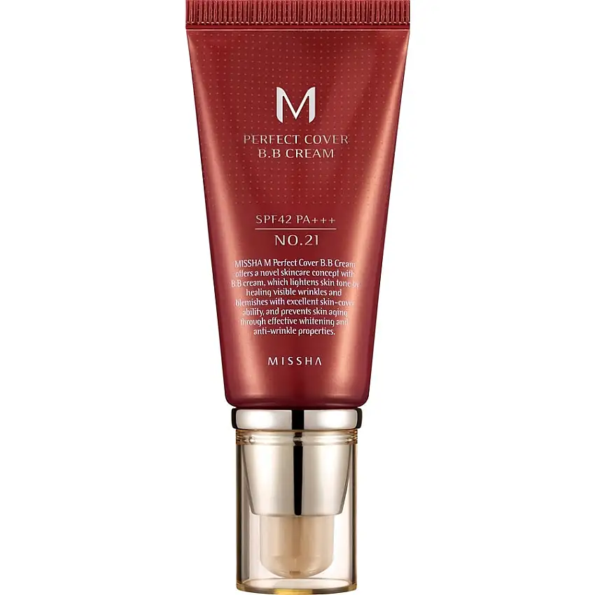 MISSHA Hudfarve Perfect Cover BB Cream SPF 42 No. 21 Light Beige / 50 ml