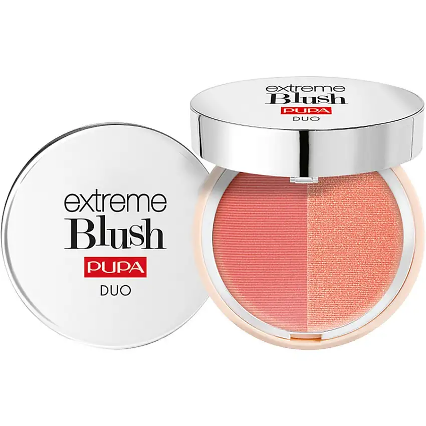 PUPA Milano Blush Extreme Blush Duo No. 130 Matt Salmon Radiant Peach / 4 g