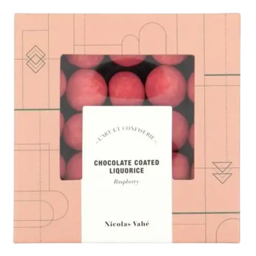 Nicolas Vahé Chocolate Coated Liquorice Raspberry (163 g)