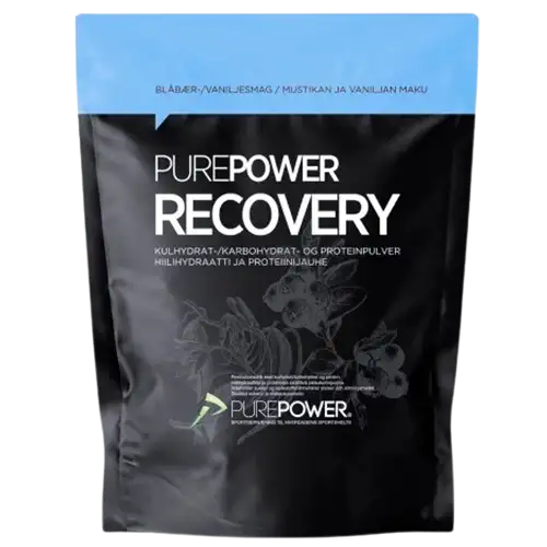 PurePower Proteinpulver Med Kulhydrater Blåbær & Vanilje (400 g)