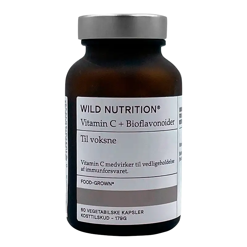 Wild Nutrition Food-Grown Vitamin C & Bioflavonoids (60 kaps)