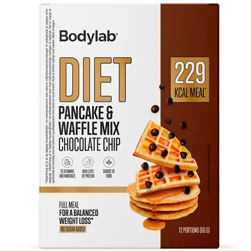 Bodylab Diet Pancake & Waffle Mix Chocolate Chip (12x60 g)