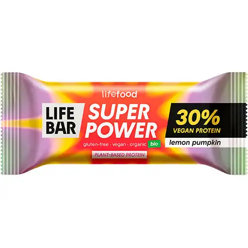 Super Power proteinbar - lemon pumpkin Ø