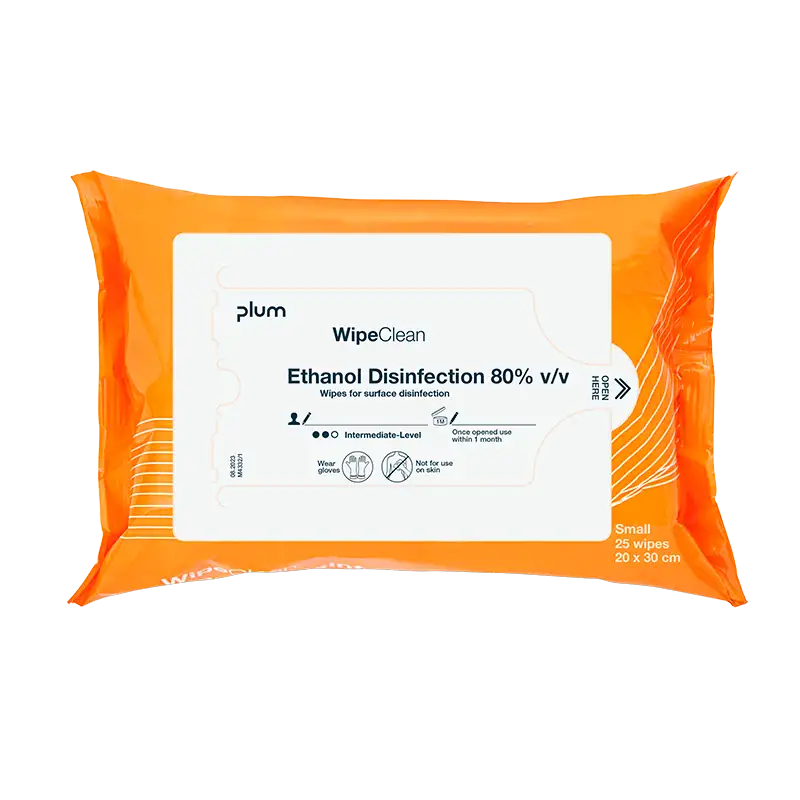 Plum WipeClean Overfladedesinfektion Small (25 stk)
