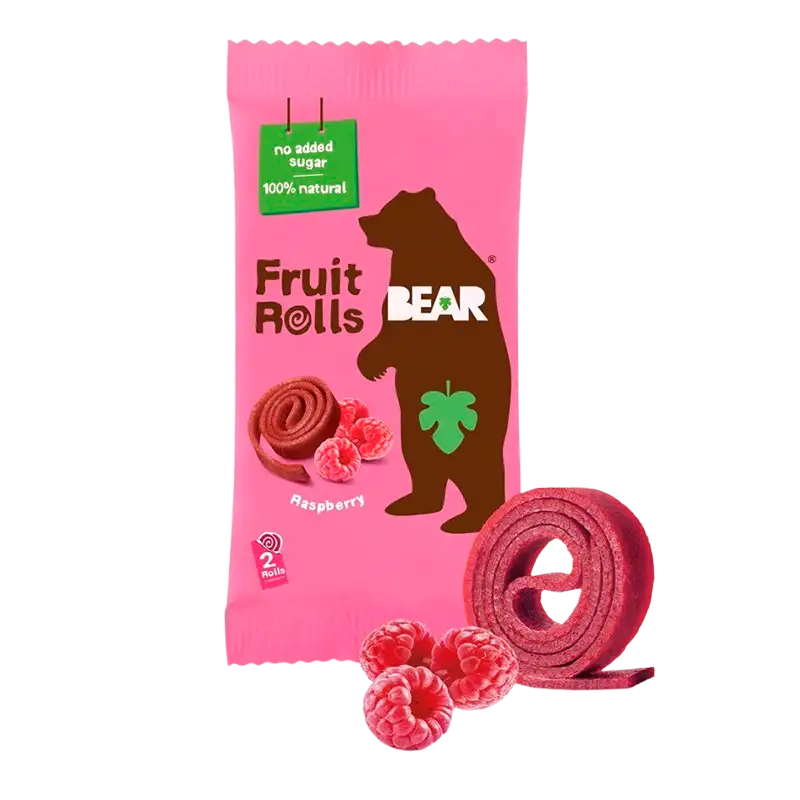 Bear Yoyo Pure Fruit Hindbær (20 g)