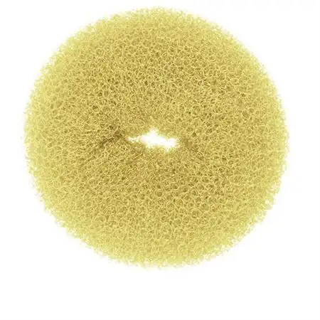 Hår Donut - Blond - 9 cm