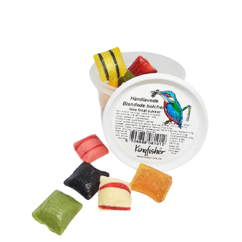 Sukkerfri Blandede Bolcher (80 g)