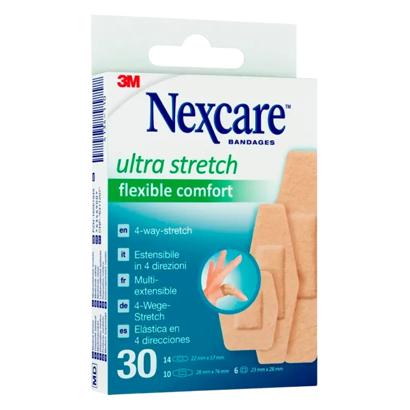 Nexcare Flexible Comfort Ultra Stretch Plastre (30 stk)