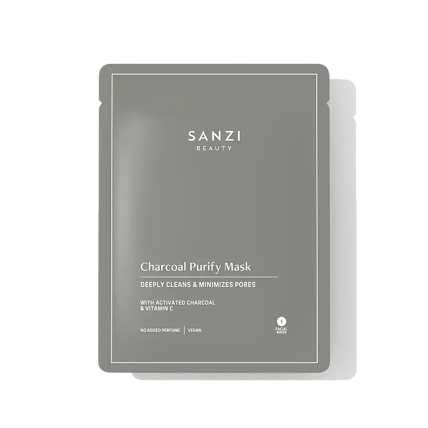 Sanzi Beauty - SHEET MASK - CHARCOAL PURIFY
