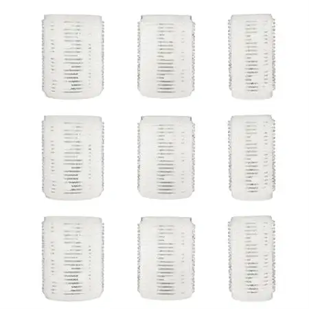 SOHO Ceramic Thermal Hair Rollers 46/36/28 MM Velcro Curlers / Hårruller - 9 stk