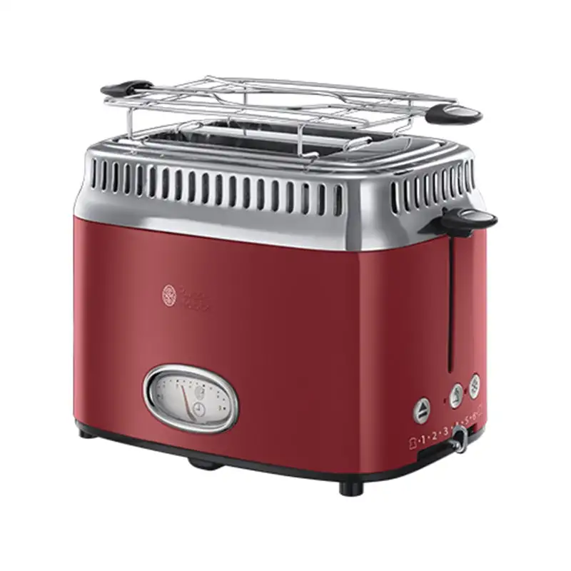Russell Hobbs Retro Brødrister Rød