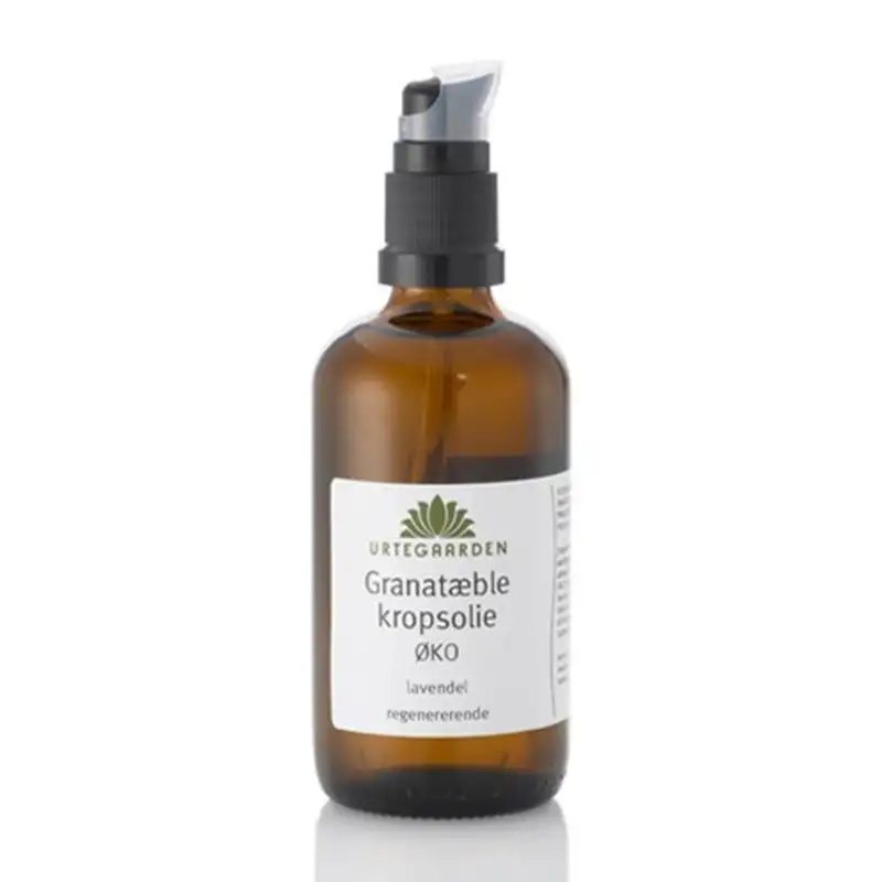 Urtegaarden Granatæble/Lavendel Kropsolie Ø (100 ml)