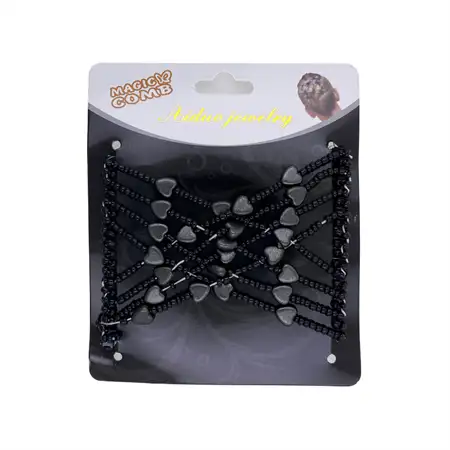 EZ Combs elastisk hårkam - Sort