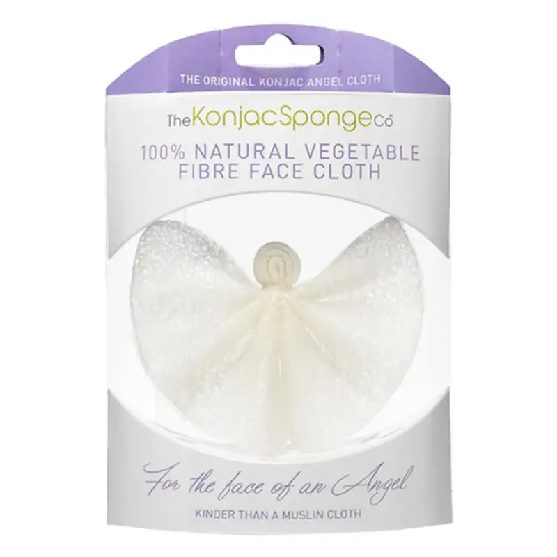 The Konjac Sponge Engleformet Vaskeklud (Ansigt)