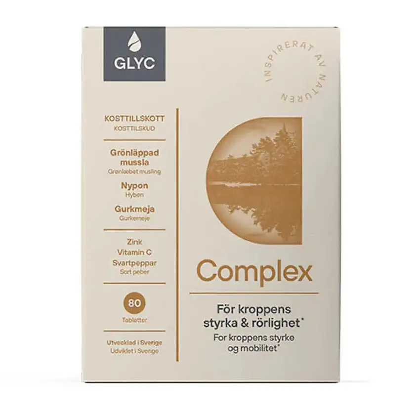 GLYC - Complex (sunde og fleksible led) 80 tabletter