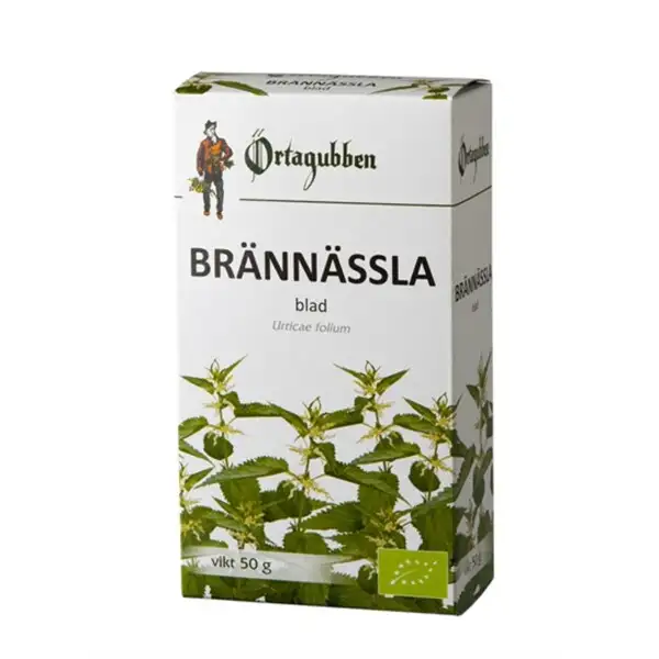 Örtagubben Brännässla Blad
