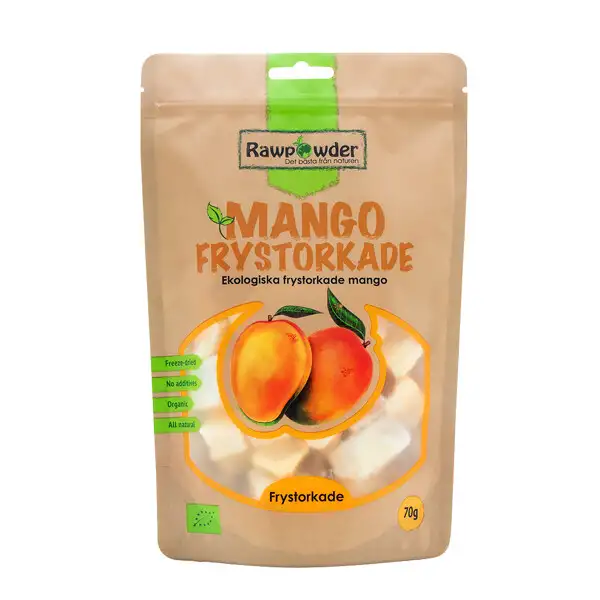 Rawpowder Mango frystorkade
