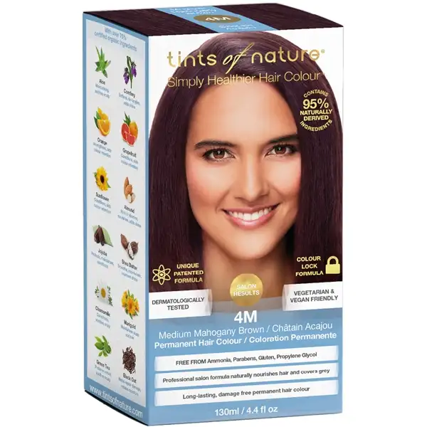 Tints of Nature Medium Mahogney Brown 4M