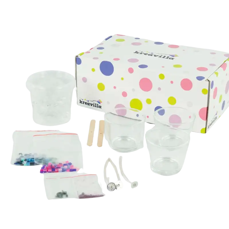 Kreavilla Kreakasse - Gelélys Blå/Turkis (1 stk)