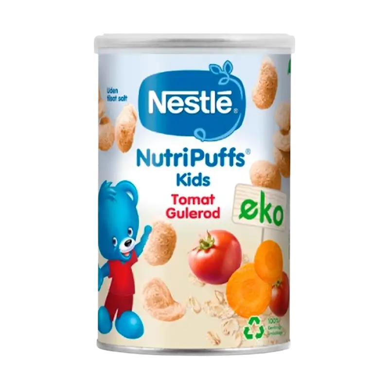 Nestlé NutriPuffs Kids Tomat Gulerod Ø (35 g)