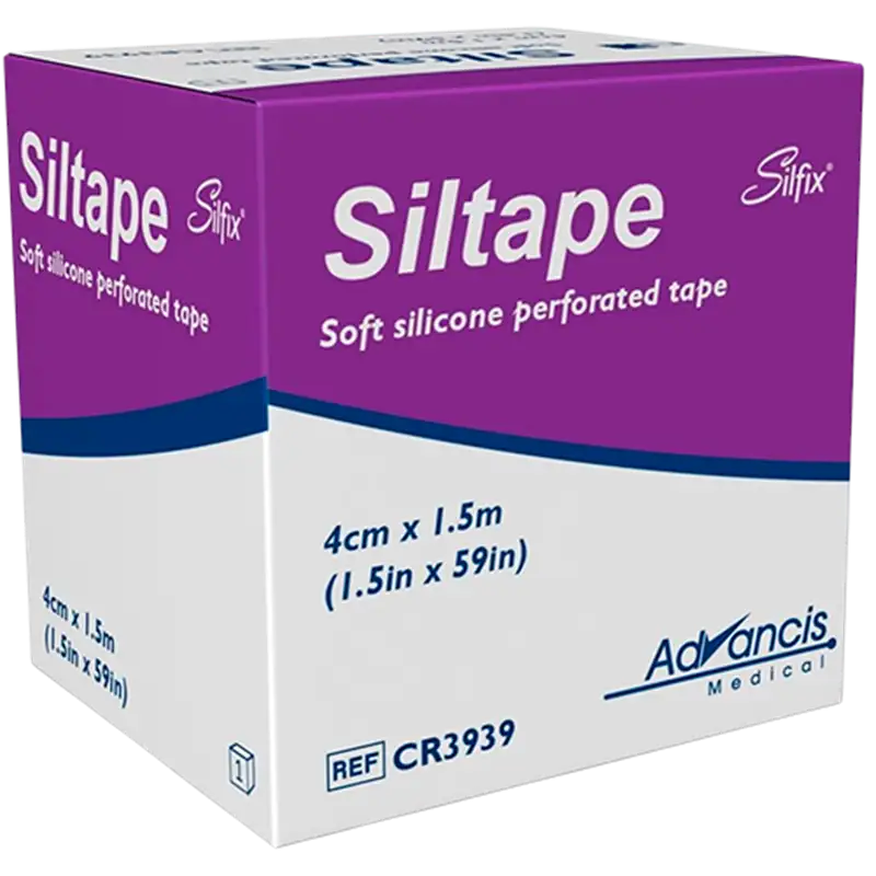 Siltape Medicinsk Silikonetape 4 cm x 1,5 m (1 stk)