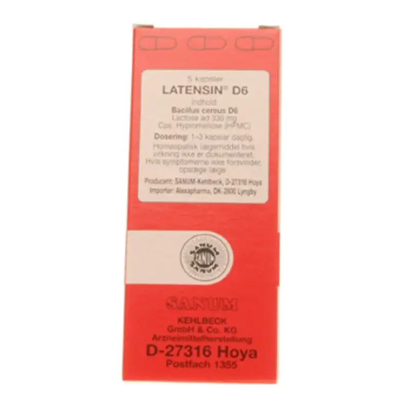 Latensin D6 Sanum (5 Kapser)