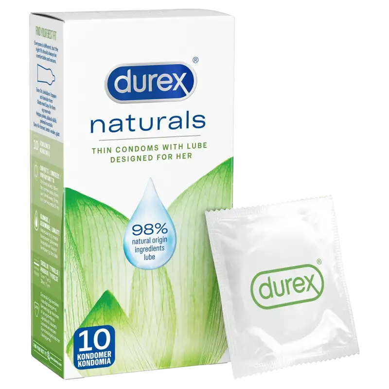 Durex Naturals Kondomer (10 stk)