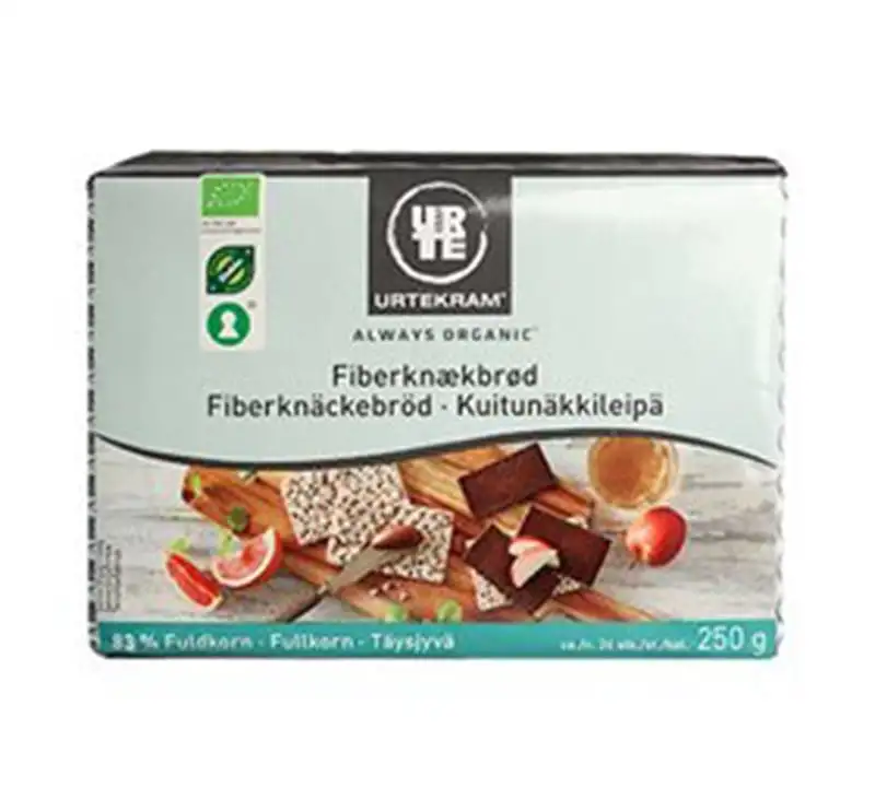 Urtekram Fiber knækbrød Ø 250 gr.