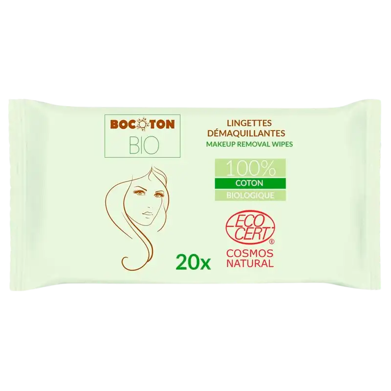 Bocoton Make-Up Removal Wipes Ø (20 stk)