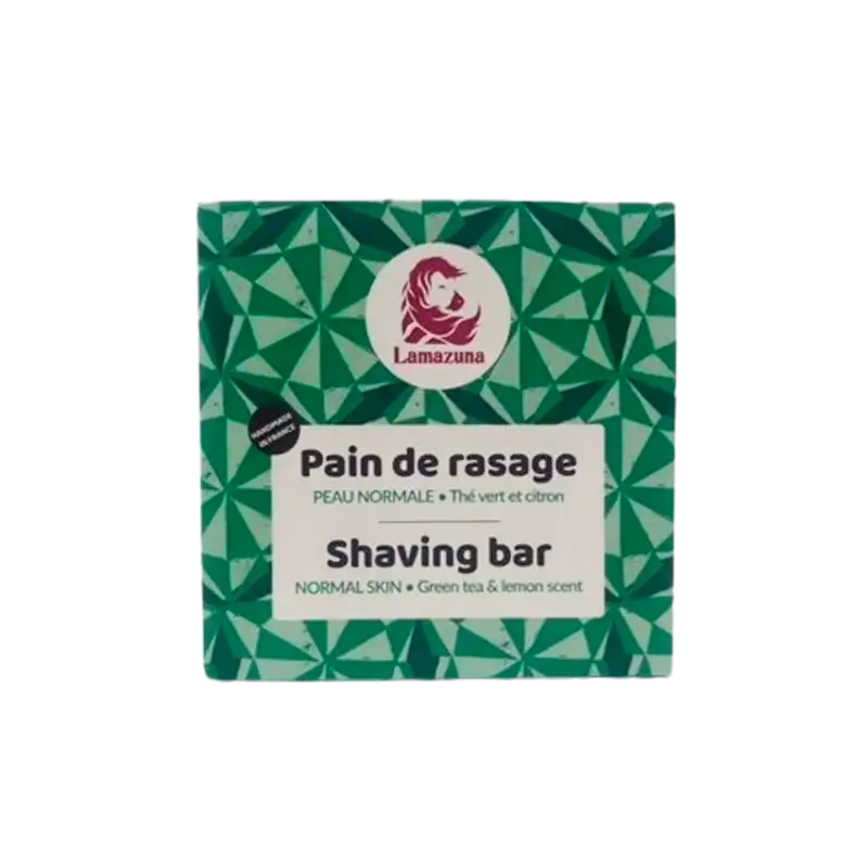 Lamazuna Babersæbebar Til Normal Hud - Grøn te og citron (80 ml)