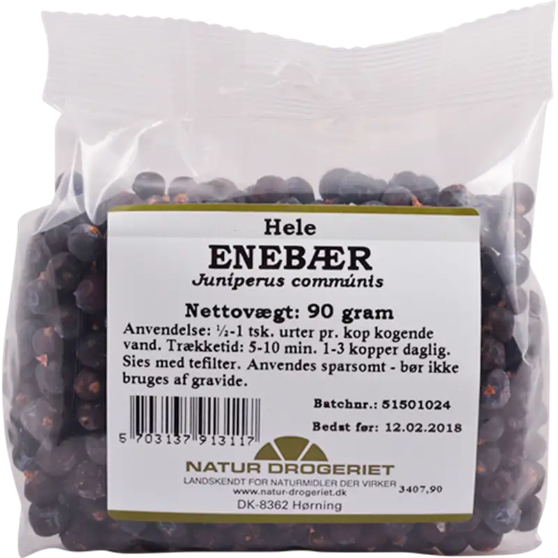 Natur Drogeriet Hele Enebær (90 gr)