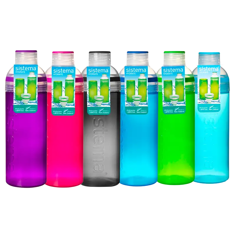 Sistema Trio Drikkeflaske Ass. Farver (700 ml)