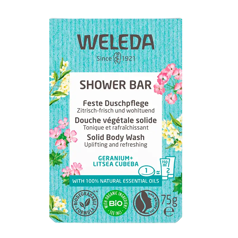 Weleda Shower Bar Geranium (75 g)
