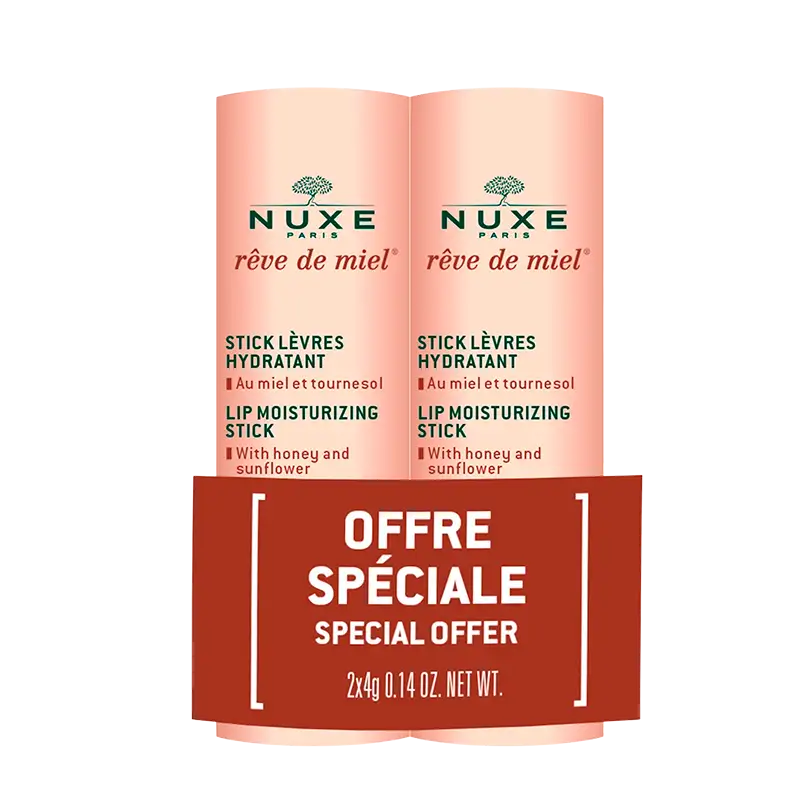 NUXE Reve De Miel Lip Stick Duopack (1 sæt)