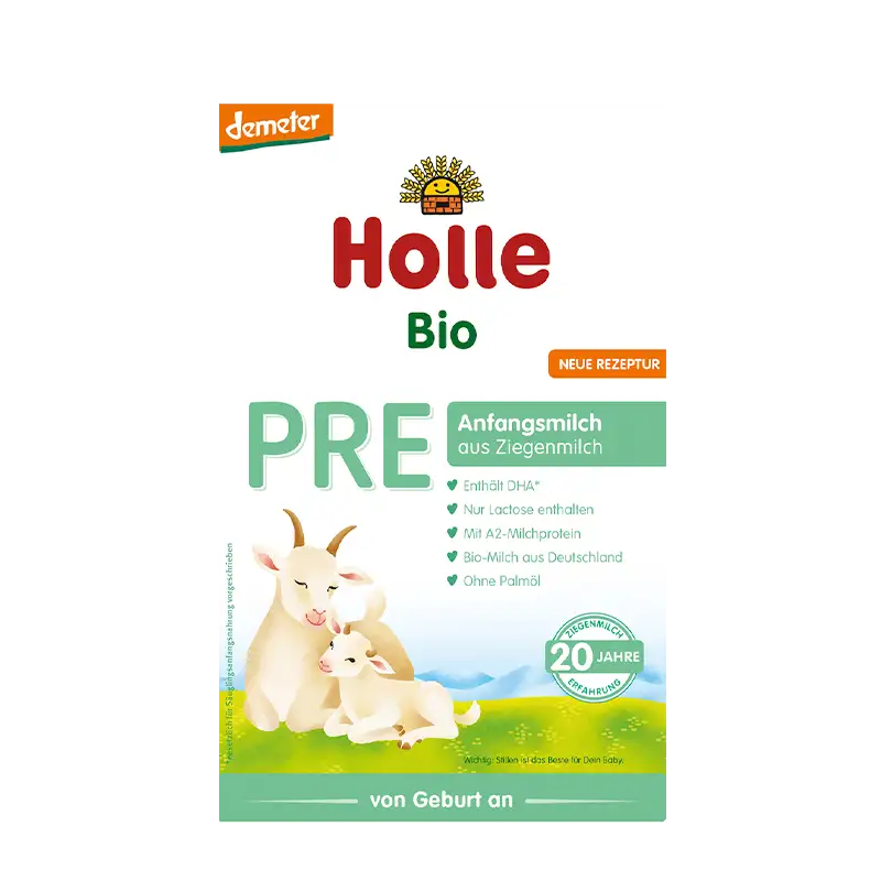 Holle PRE Modermælkserstatning Gedemælk Ø (400 g)