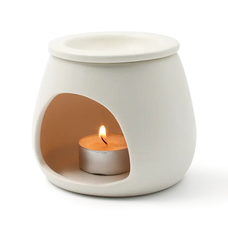 Pureviva Duftlampe Hvid Keramik (1 stk)