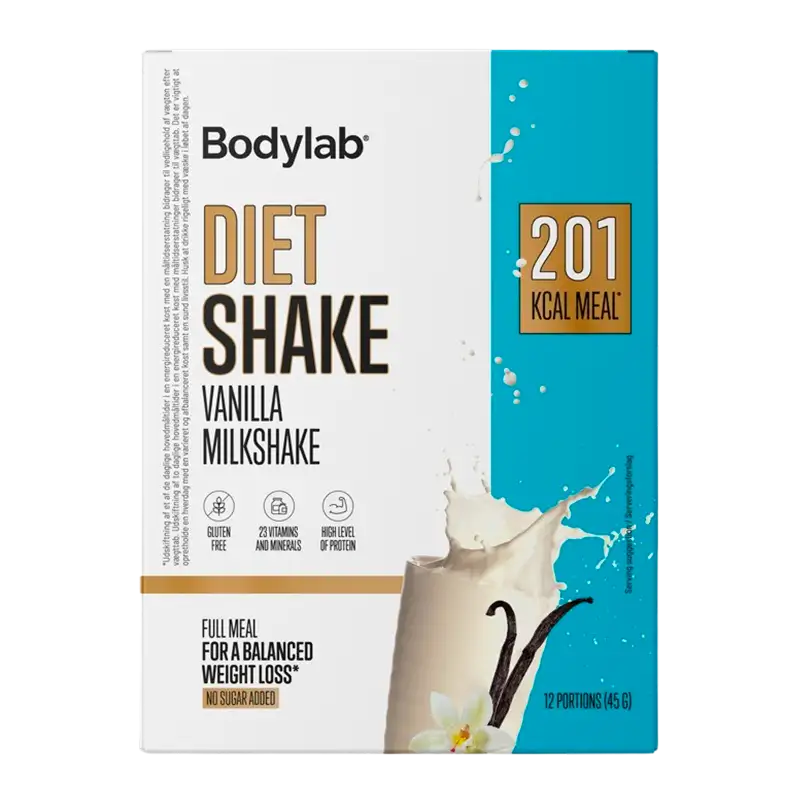 Bodylab Diet Shake Box Vanilla Milkshake (12x45 g)