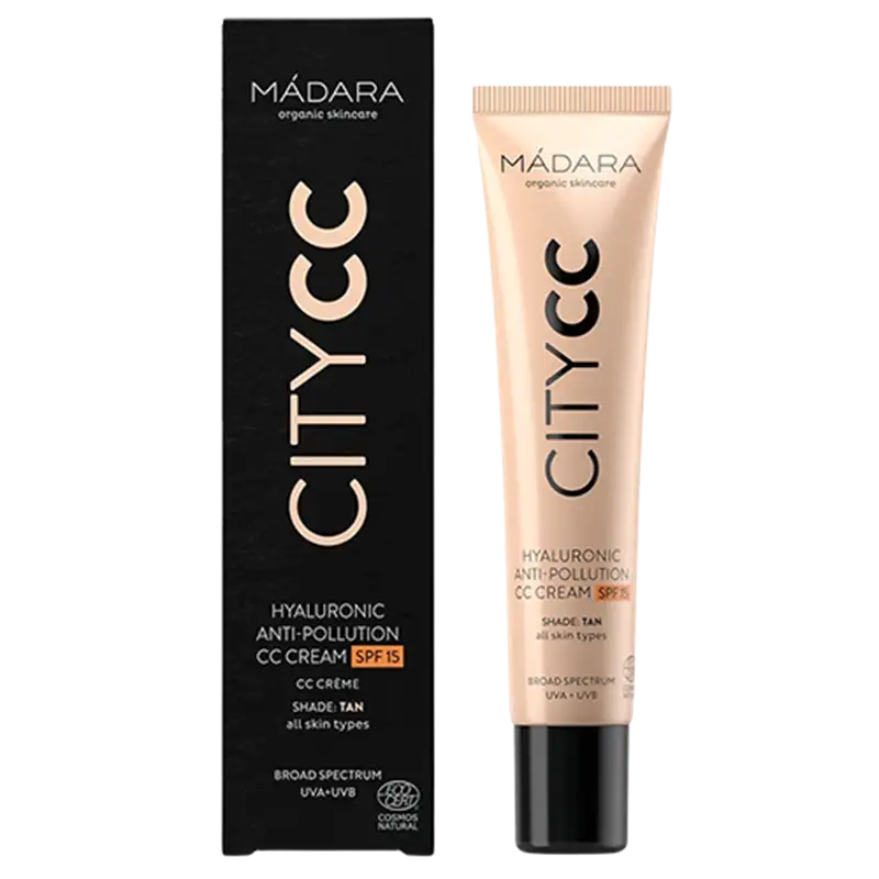 Madara Hyaluronic Anti-Pollution CC Cream SPF15 Tan (40 ml)