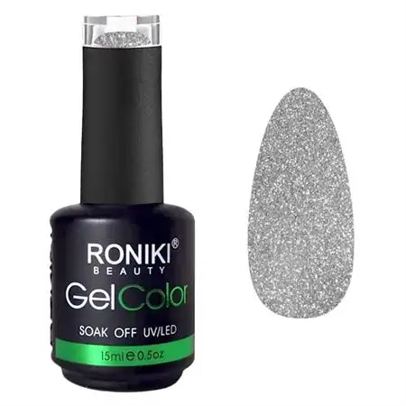 RONIKI Gel Neglelak Diamond Silver (DH02)