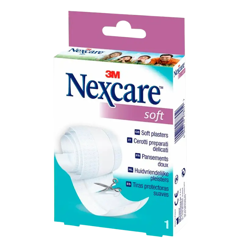 Nexcare Soft Plaster - 1 m x 8 cm (1 stk)