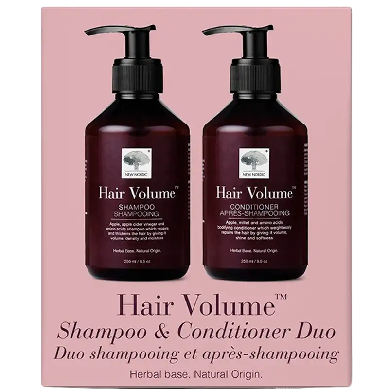 New Nordic Hair Volume Shampoo & Conditioner Pakke (1 sæt)