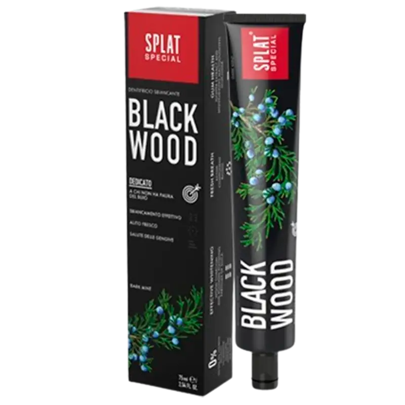 SPLAT Tandpasta Blackwood u. fluor (75 ml)